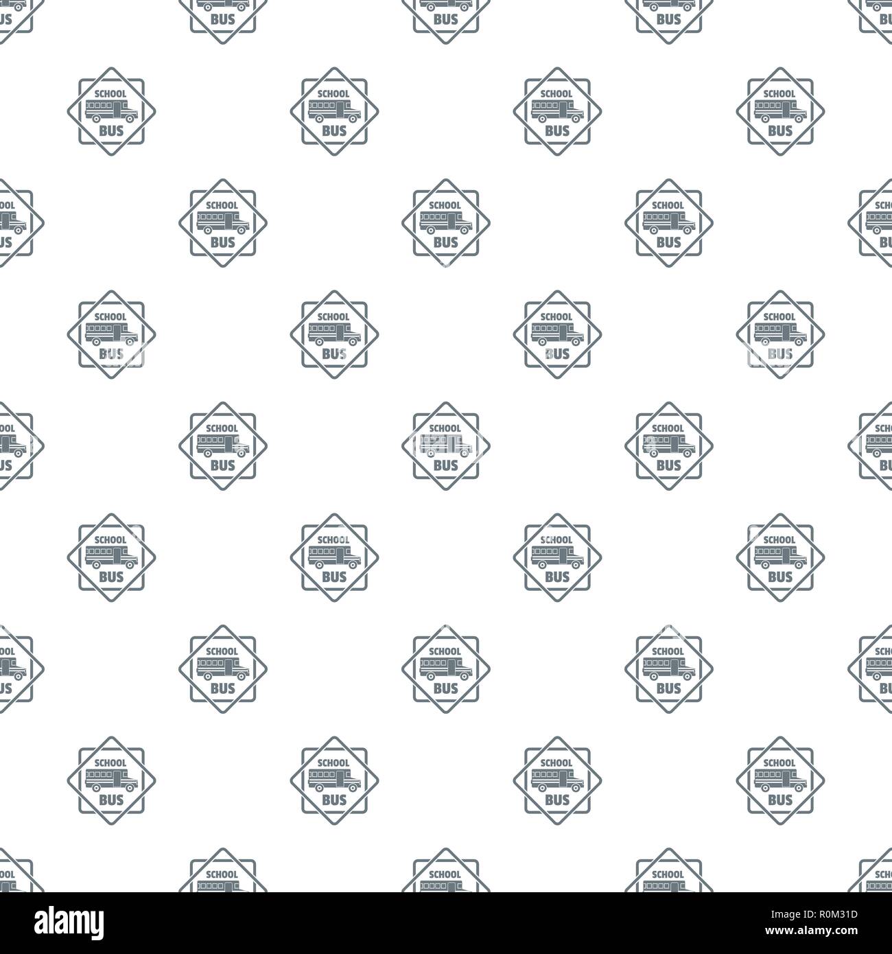 School bus pattern vector seamless Stock Vector Image & Art - Alamy