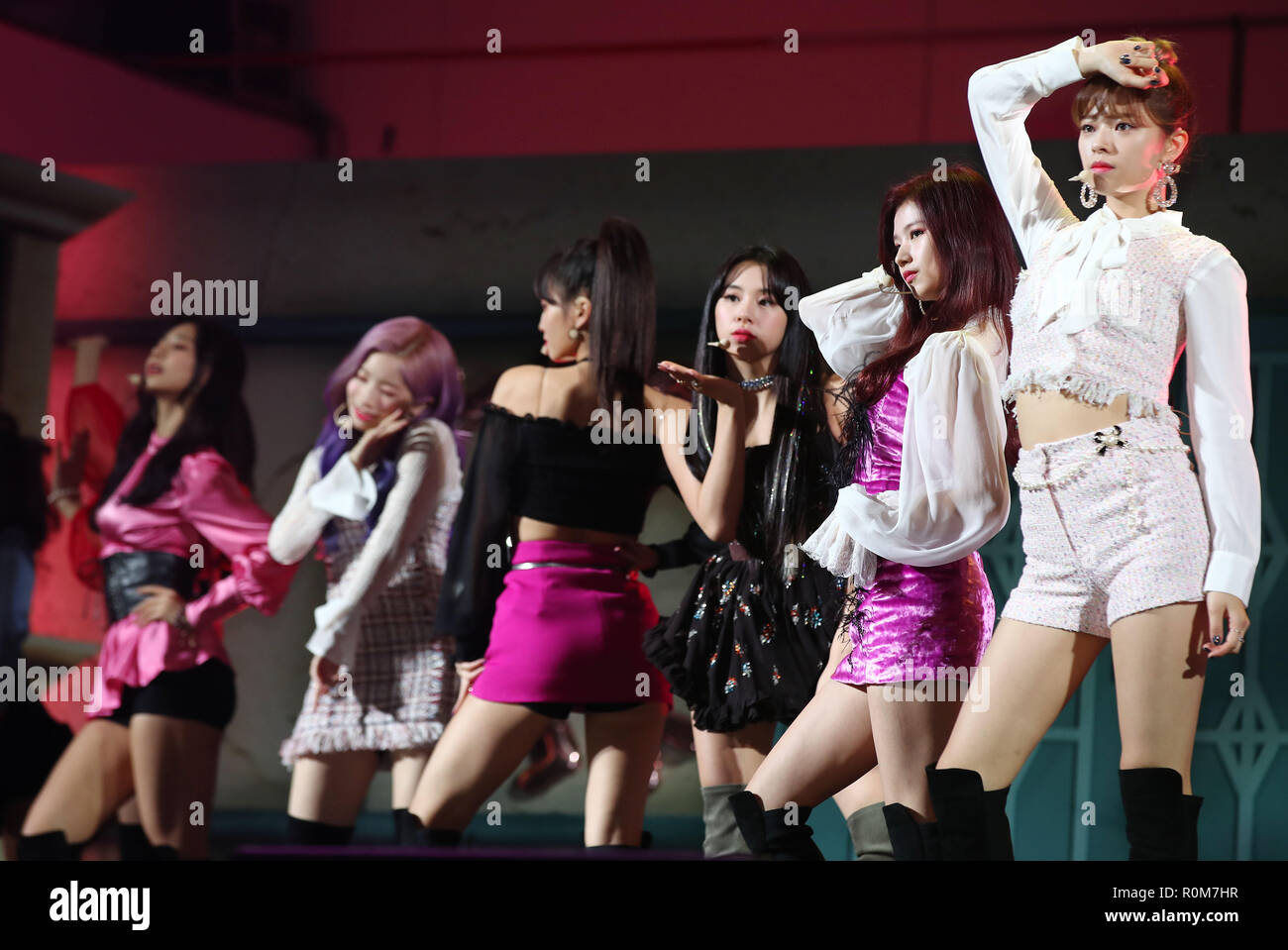 06th Nov 18 S Korean Girl Group Twice South Korean Girl Group Twice Performs During A Showcase For The Group S Sixth Mini Album Yes Or Yes In Seoul On Nov 5 18