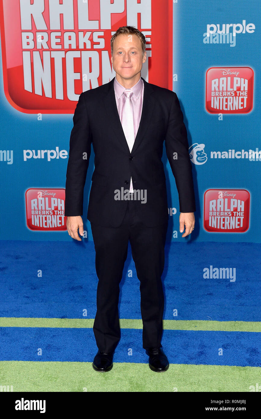 Los Angeles, USA. 5th November, 2018. Alan Tudyk attending the 'Ralph ...
