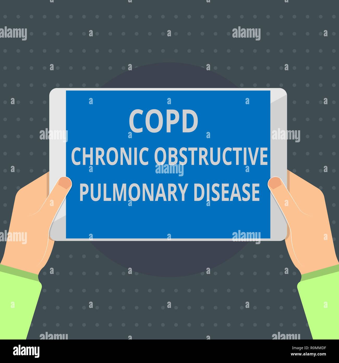 Text sign showing Copd Chronic Obstructive Pulmonary Disease ...