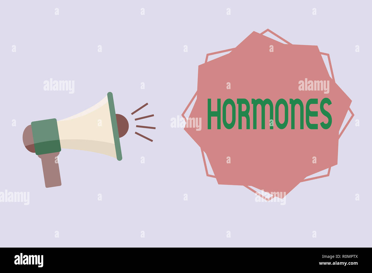 Conceptual hand writing showing Hormones. Business photo text ...