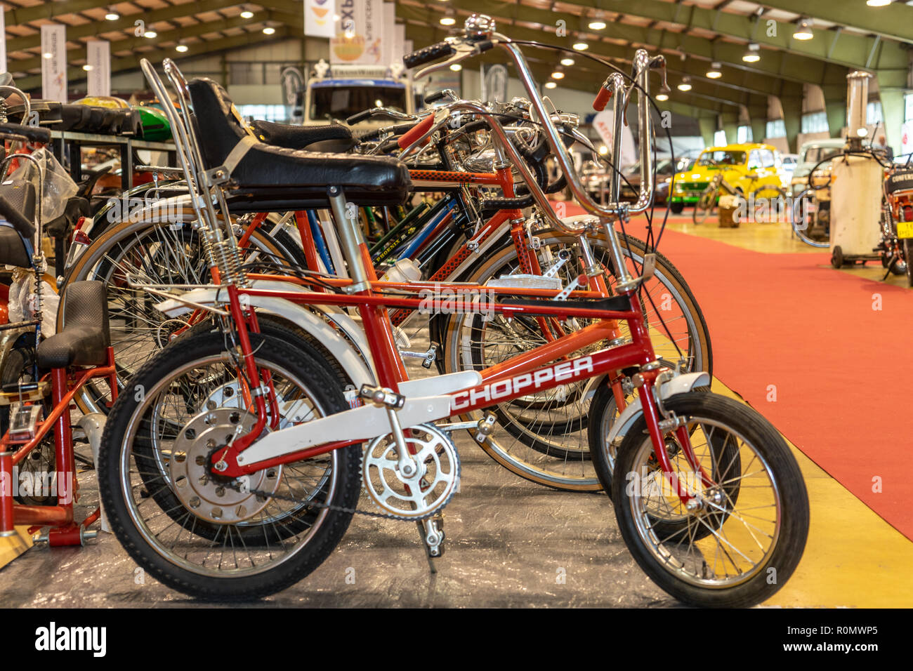 Chopper bikes, Classic Auto, Caldas da Rainha, Portugal Stock Photo