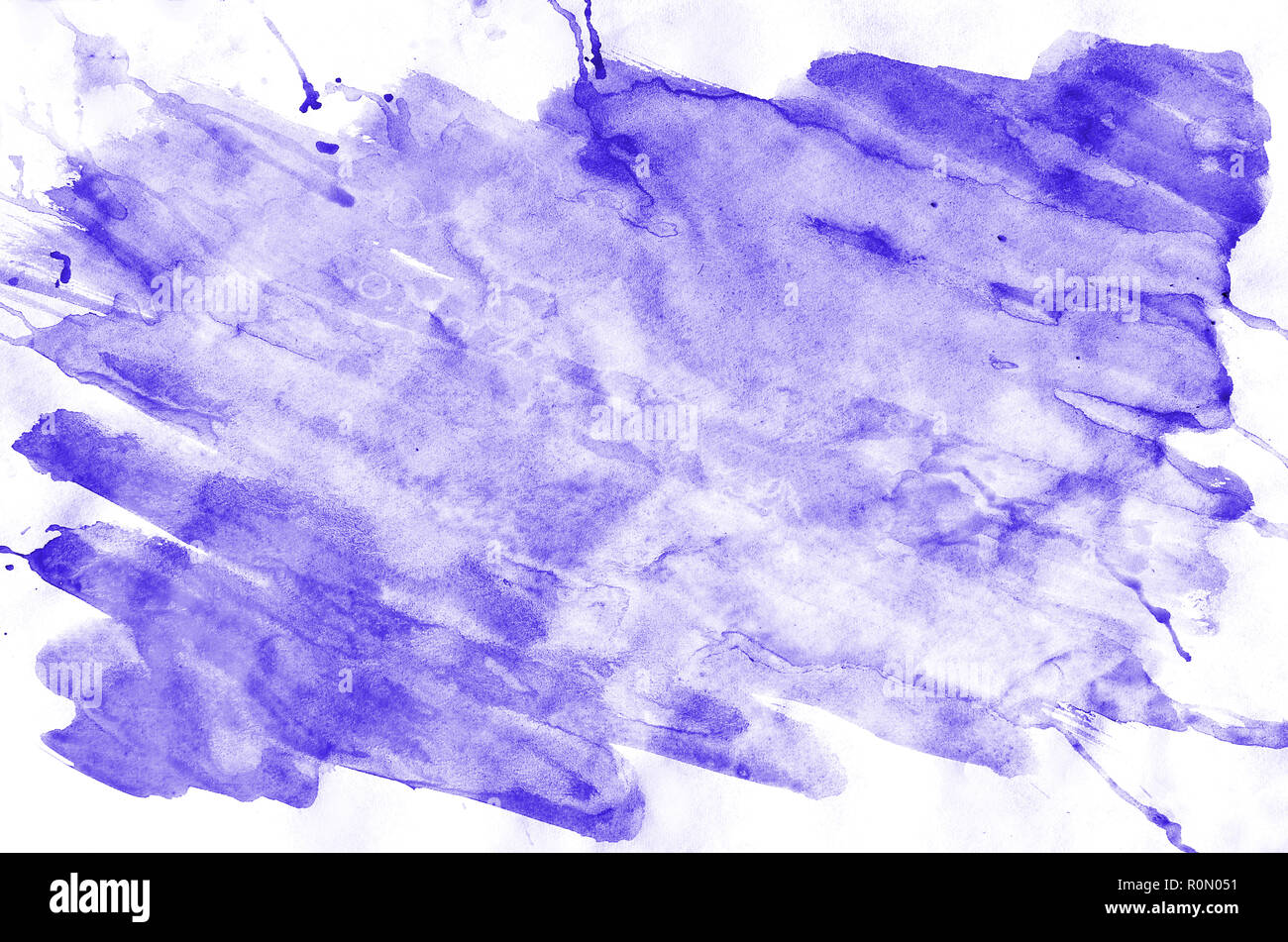 Colorful Violet Watercolor Wet Brush Paint Liquid Background For