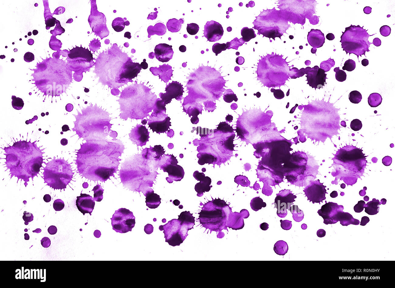 Abstract watercolor background image of mixed colorful spots of purple  color. Colorful unique watercolor background for decorating covers and  postcard Stock Photo - Alamy