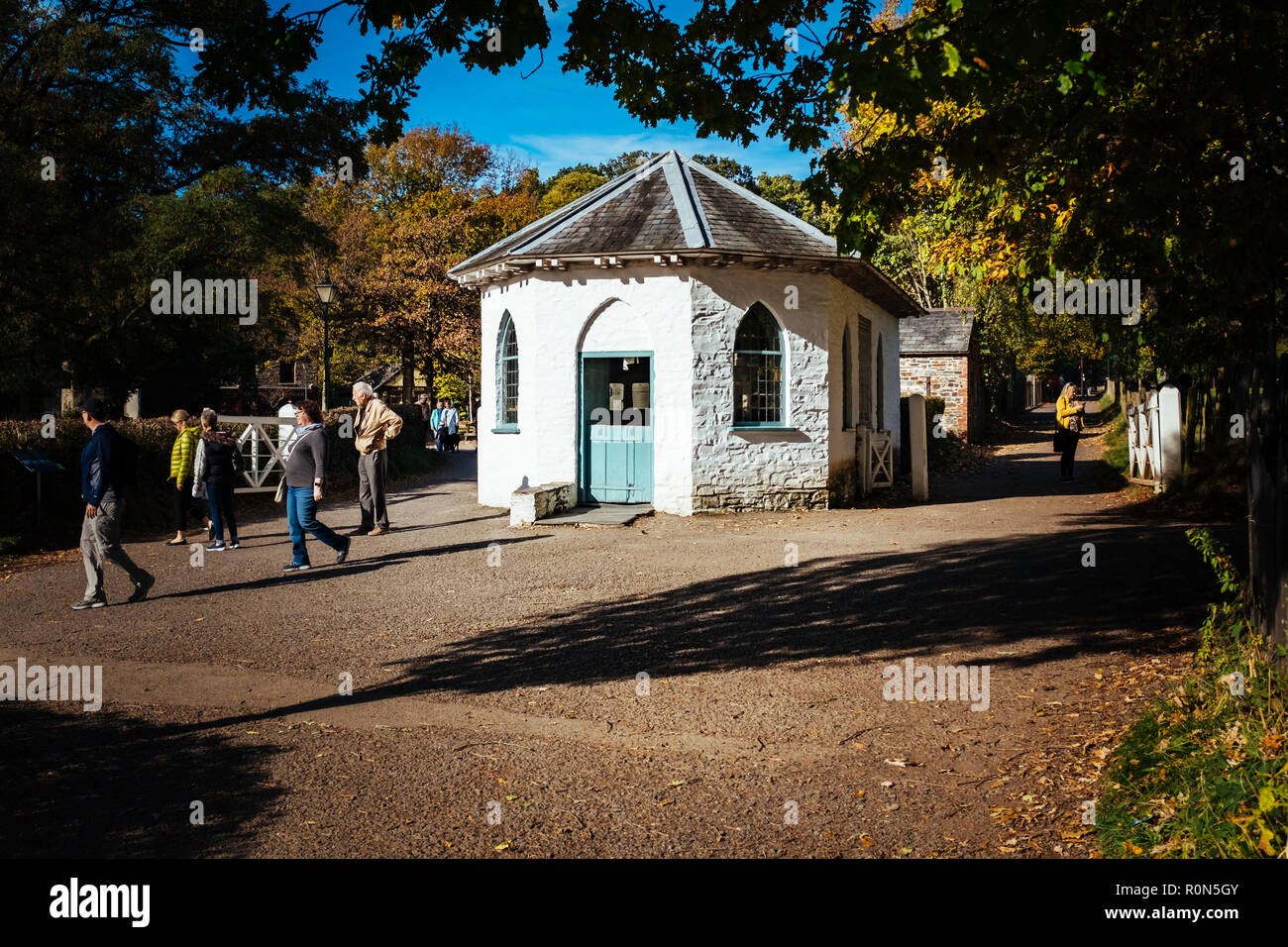 A day out at St Fagans National Museum of History in South Wales UK Stock Photo