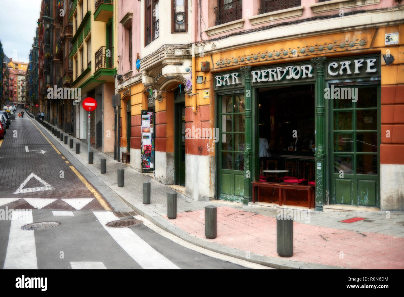 Dos de Mayo Street, Bilbao, Biscay, Basque Country, Euskadi, Spain, Europe Stock Photo
