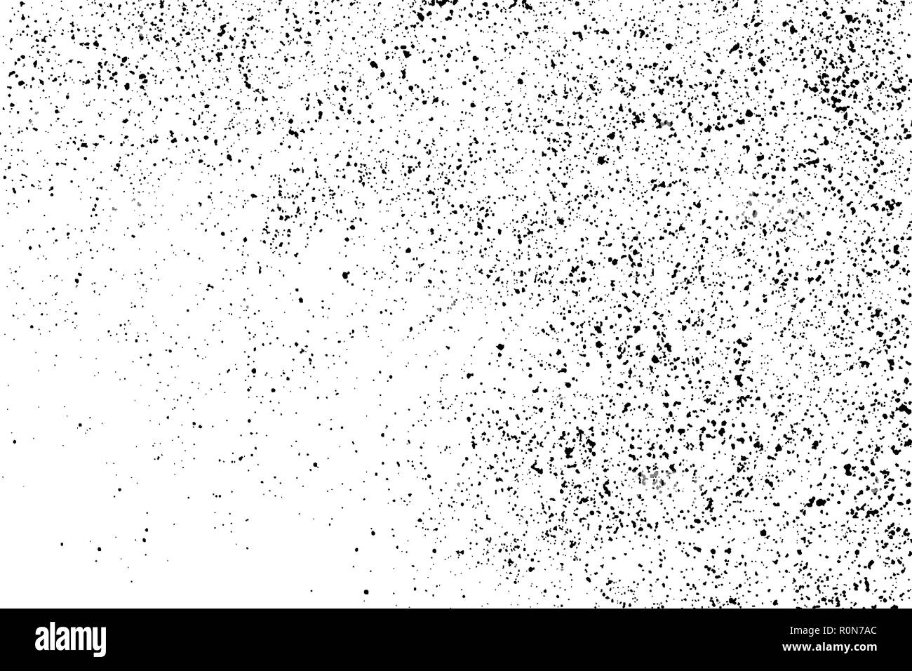 Black grainy texture isolated on white background. Distress overlay ...