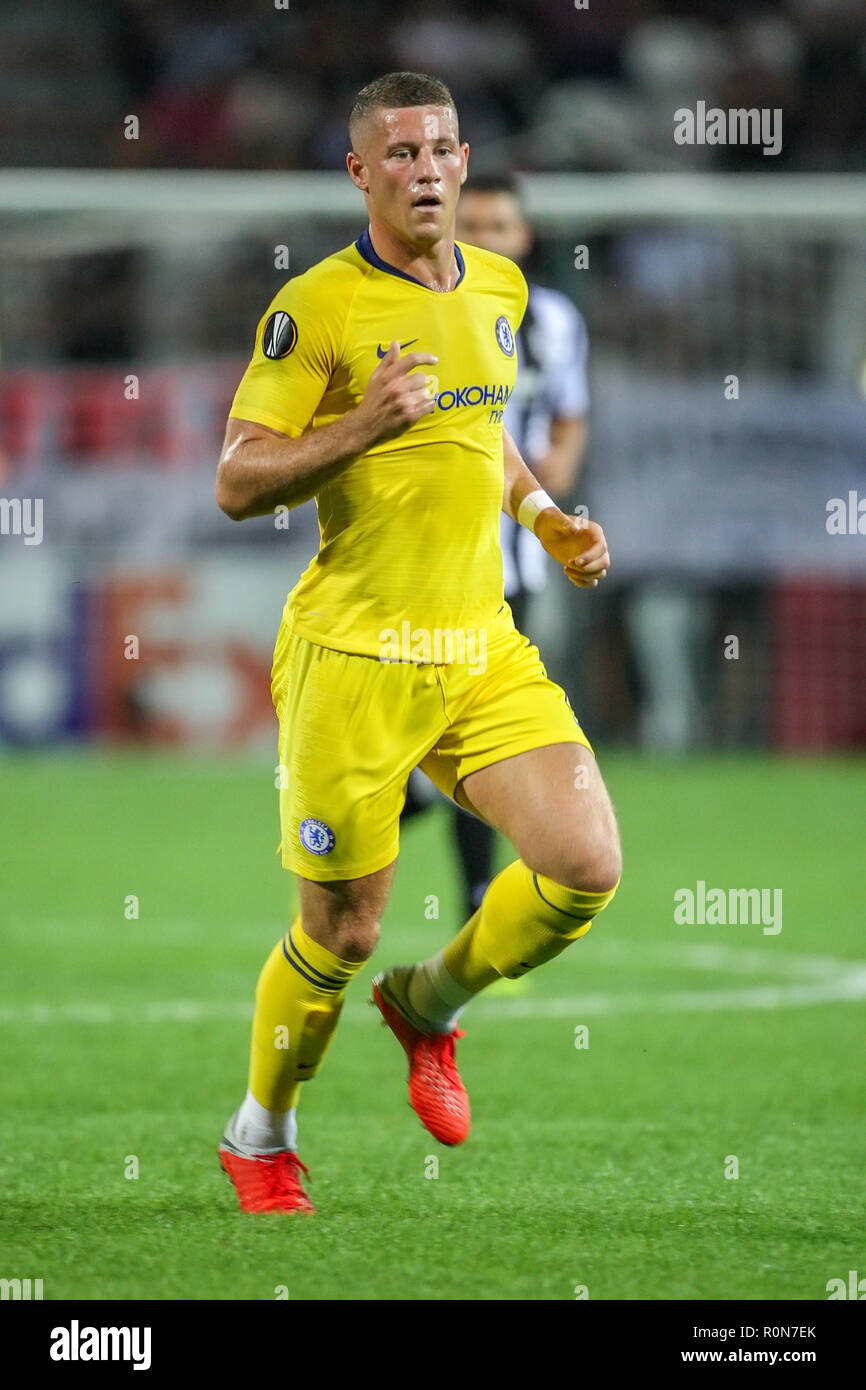 Thessaloniki, Greece - Sept 20, 2018: Player of Chelsea Ross Barkley in  action during the UEFA Europa League between PAOK vs FC Chelsea played at  Toum Stock Photo - Alamy