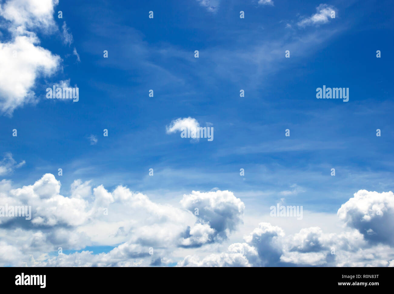 Blue sky white clouds Abstract nature background Stock Photo - Alamy