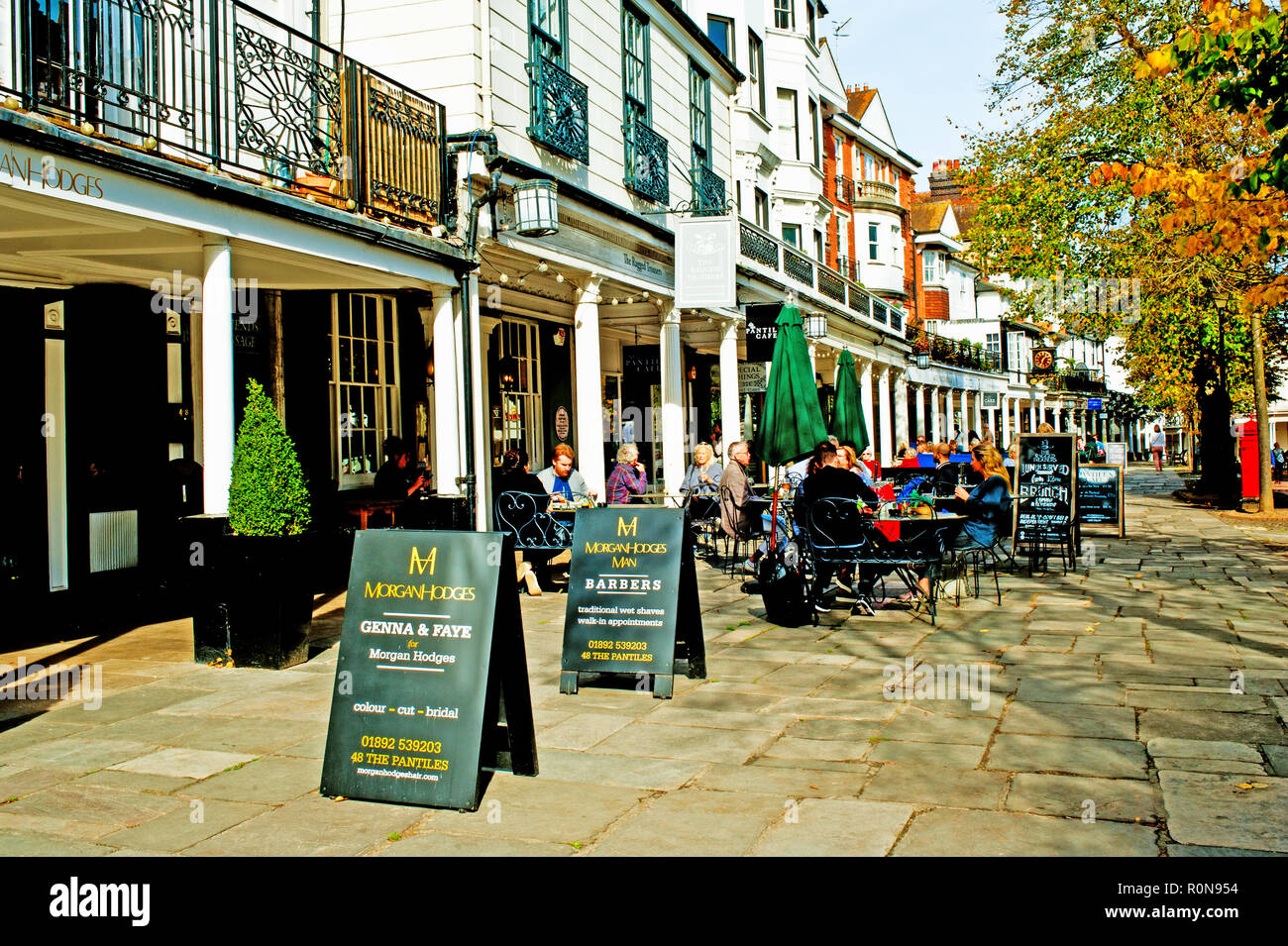 Bars and Restaurants, The Pantiles, Royal Tunbridge Wells, Kent
