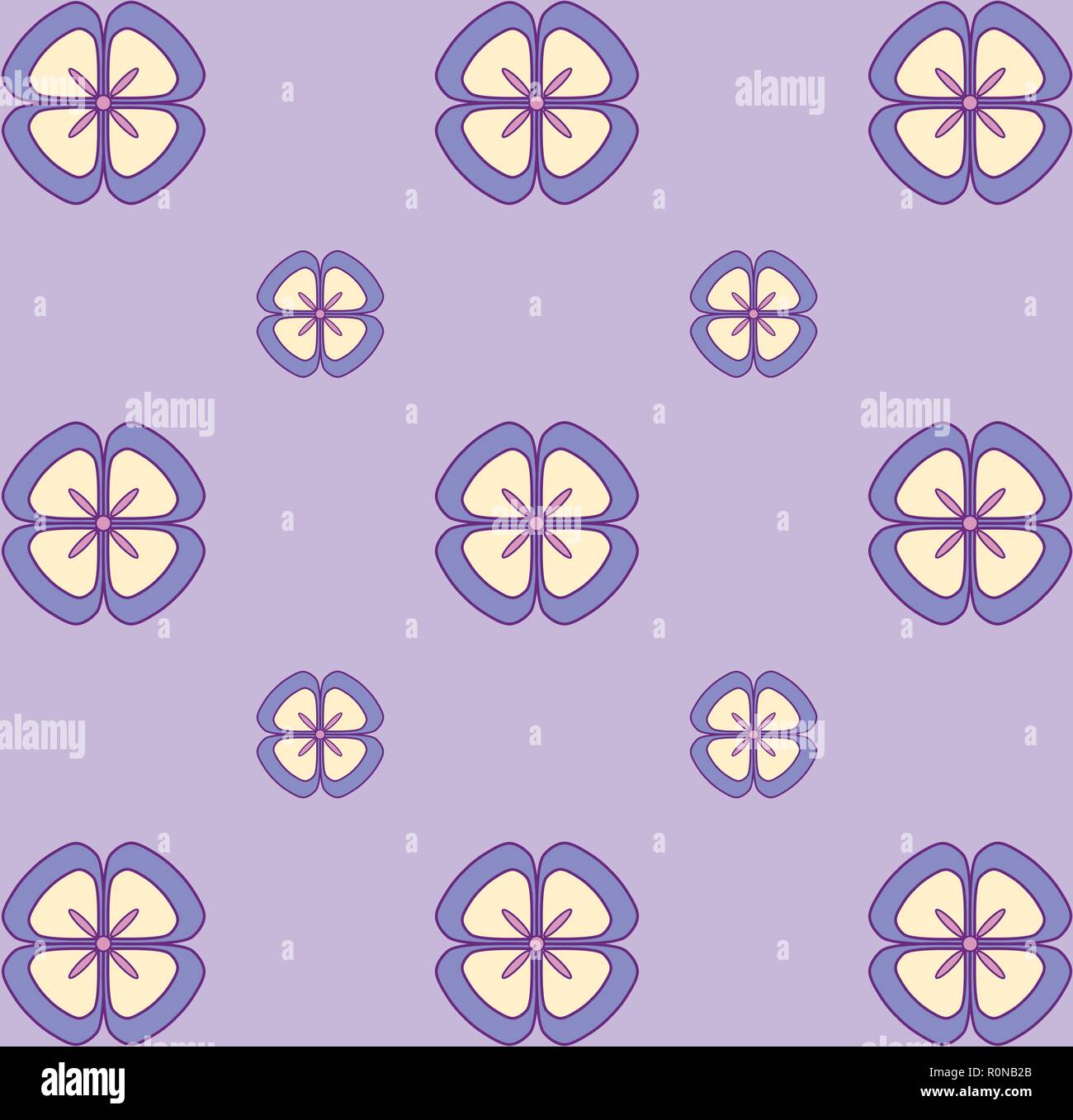 Pastel Floral pattern. Seamless vector texture. Elegant template for fashion prints. Printing with very small colorful flowers. Ultraviolet. Stock Vector
