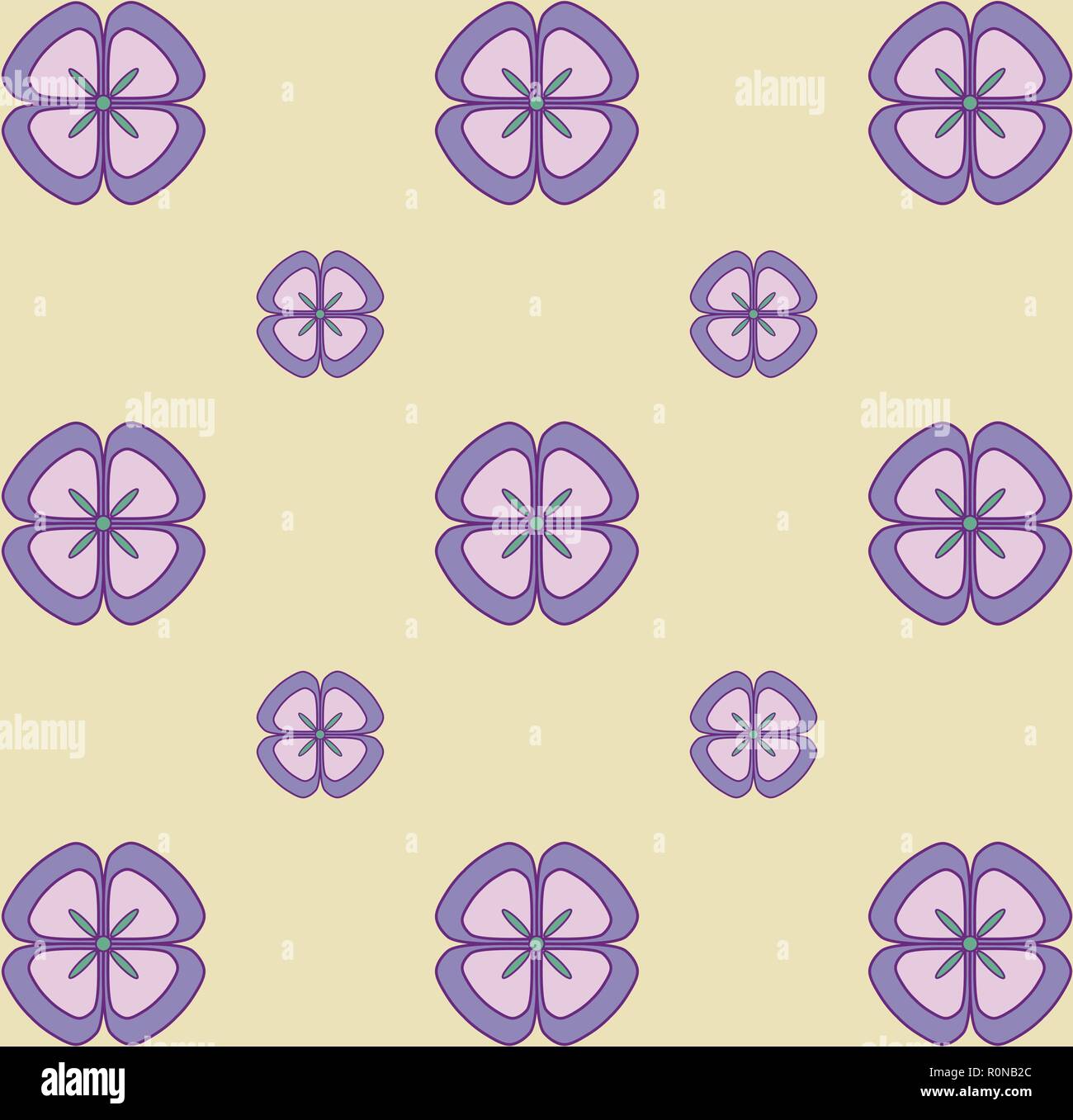Pastel Floral pattern. Seamless vector texture. Elegant template for fashion prints. Printing with very small colorful flowers. Ultraviolet. Stock Vector