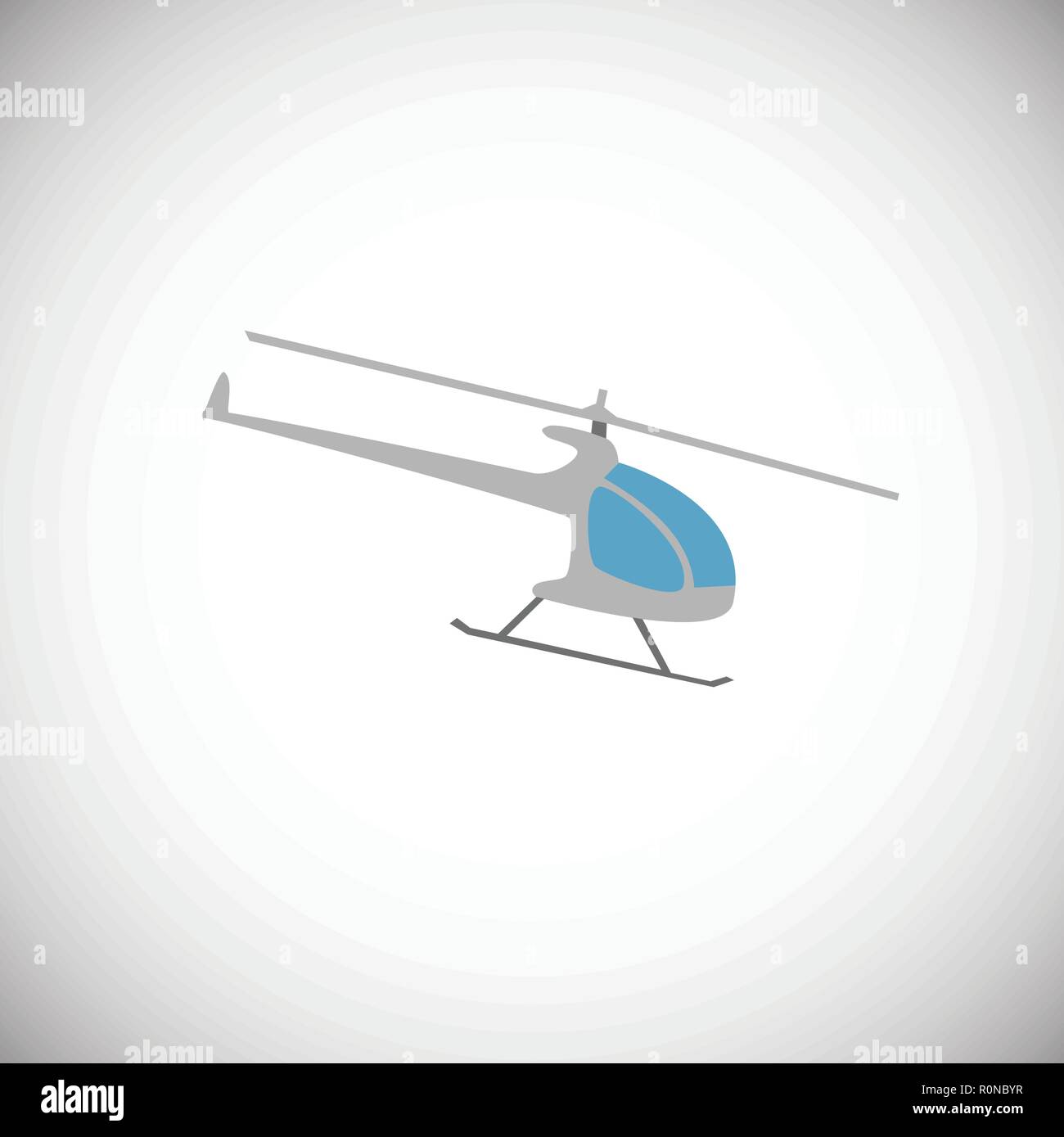 Helicopter aircraft icon on white background icon Stock Vector Image ...