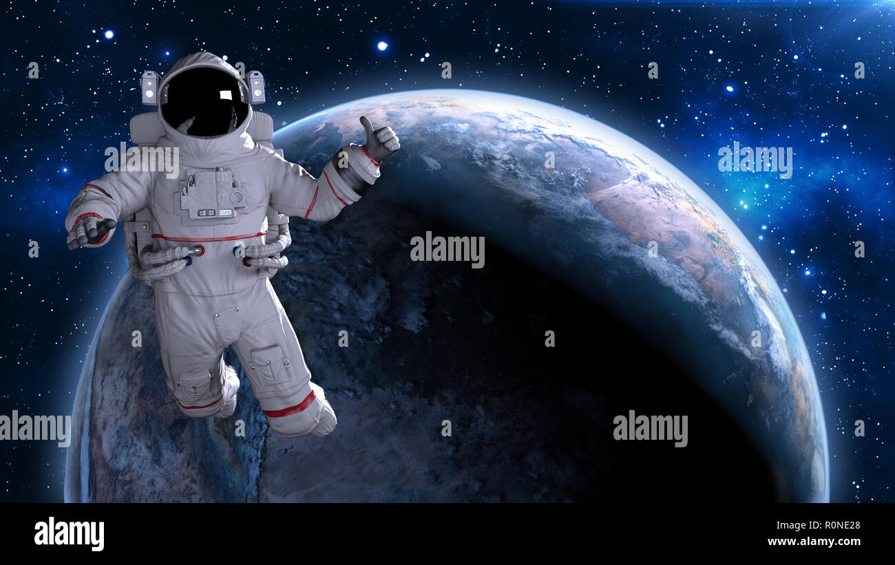 Futuristic astronaut in space suit hi-res stock photography and images ...