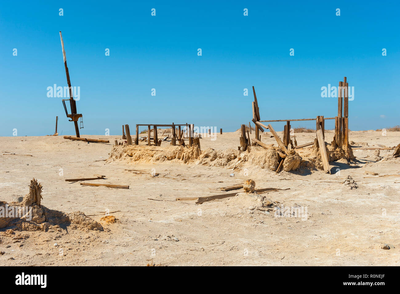 Bombay Beach on the Salton Sea, California, USA Stock Photo