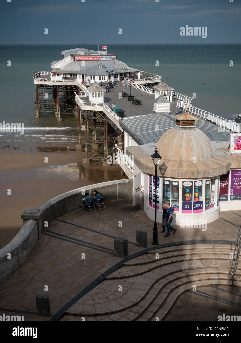 Cromer Pier in Winter Stock Photo
