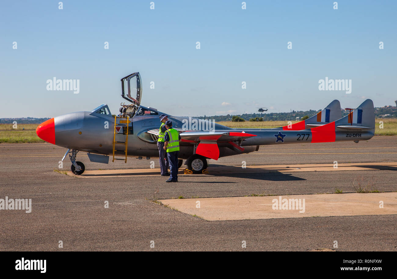 Airshow at the Swartkops airbase, Pretoria, South Africa Stock Photo