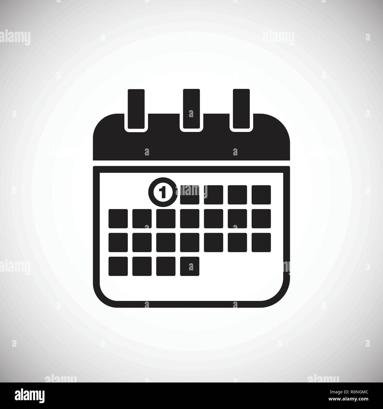 Stydying time table calendar on white background Stock Vector