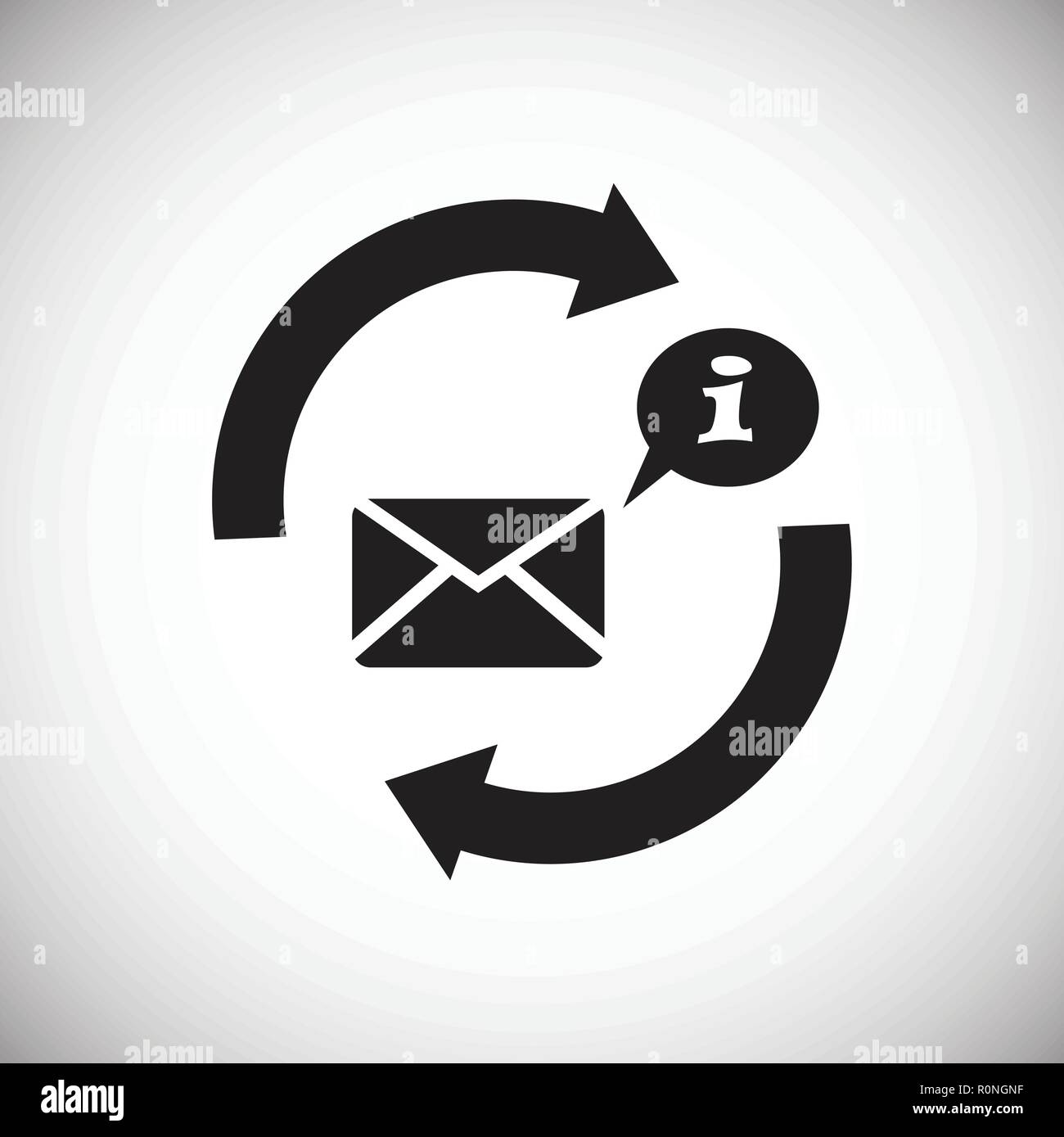 Answer back to customer on white background Stock Vector Image & Art ...