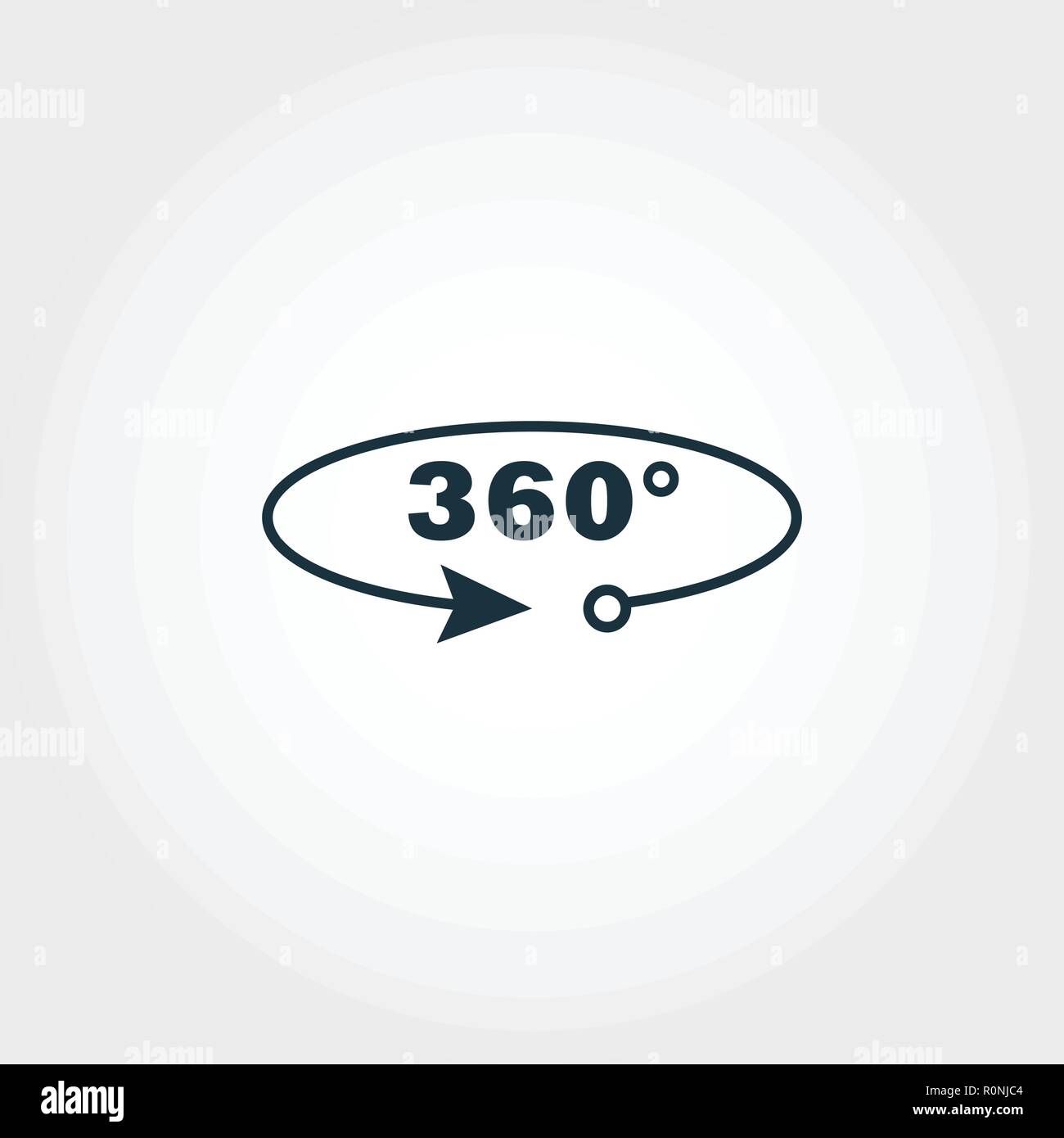 360 View creative icon. Premium style design from visual device icons ...