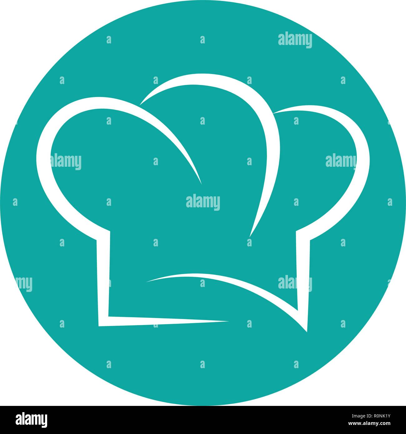 hat chef logo template vector illustration Stock Vector