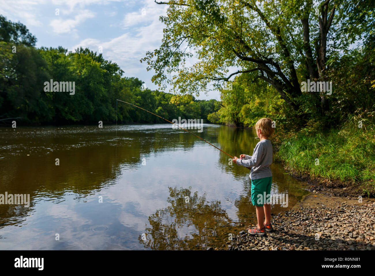 One fishing rod hi-res stock photography and images - Alamy