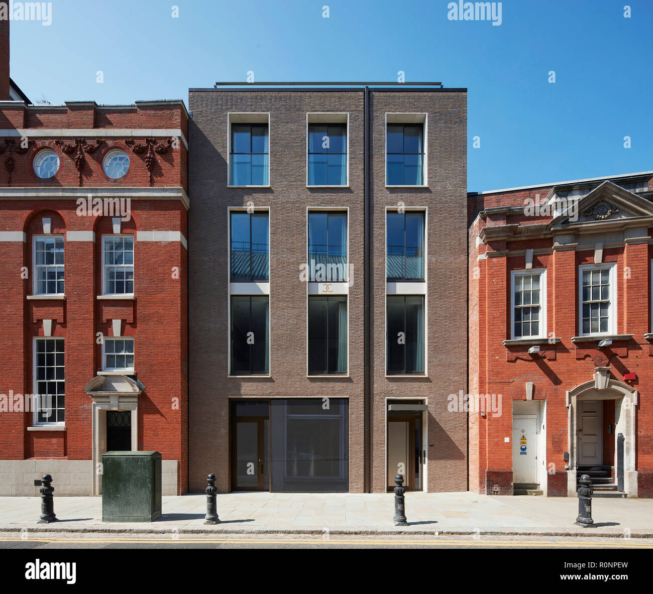 Facade elevation on Chelsea Manor Street. 224 226 Kings Road, London, United Kingdom