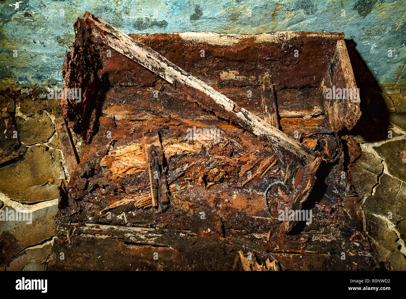 Italy Florence The exhumation on De' Medici Family - Gian Gastone De’ Medici Stock Photo