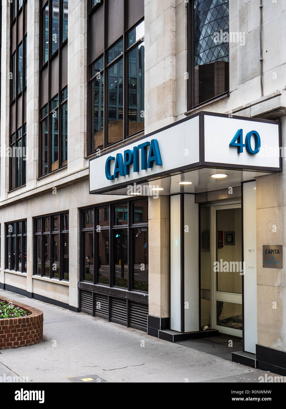 Capita Offices at 40 Dukes Place in the City of London Stock Photo