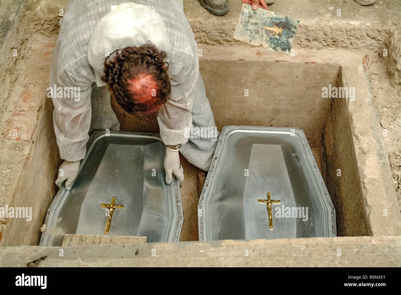 Italy Florence The exhumation on De’ Medici Family Stock Photo