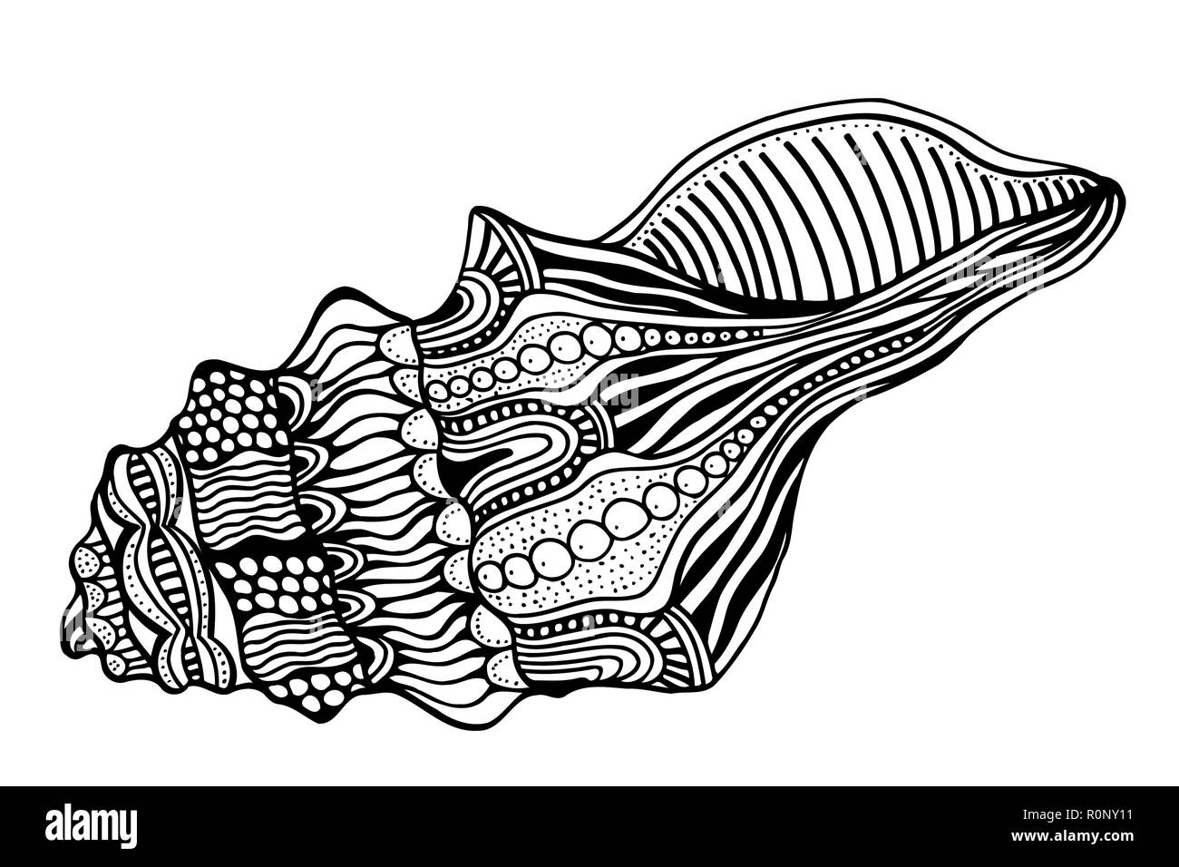 Zentangle stylized shell. Hand Drawn aquatic doodle vector illustration. Sketch for tattoo or makhenda. Seashell collection. Ocean life Stock Vector Image & Art - Alamy Zentangle stylized shell. Hand Drawn aquatic doodle vector illustration. Sketch for tattoo or makhenda. Seashell collection. Ocean life Stock Vector Image & Art - Alamy