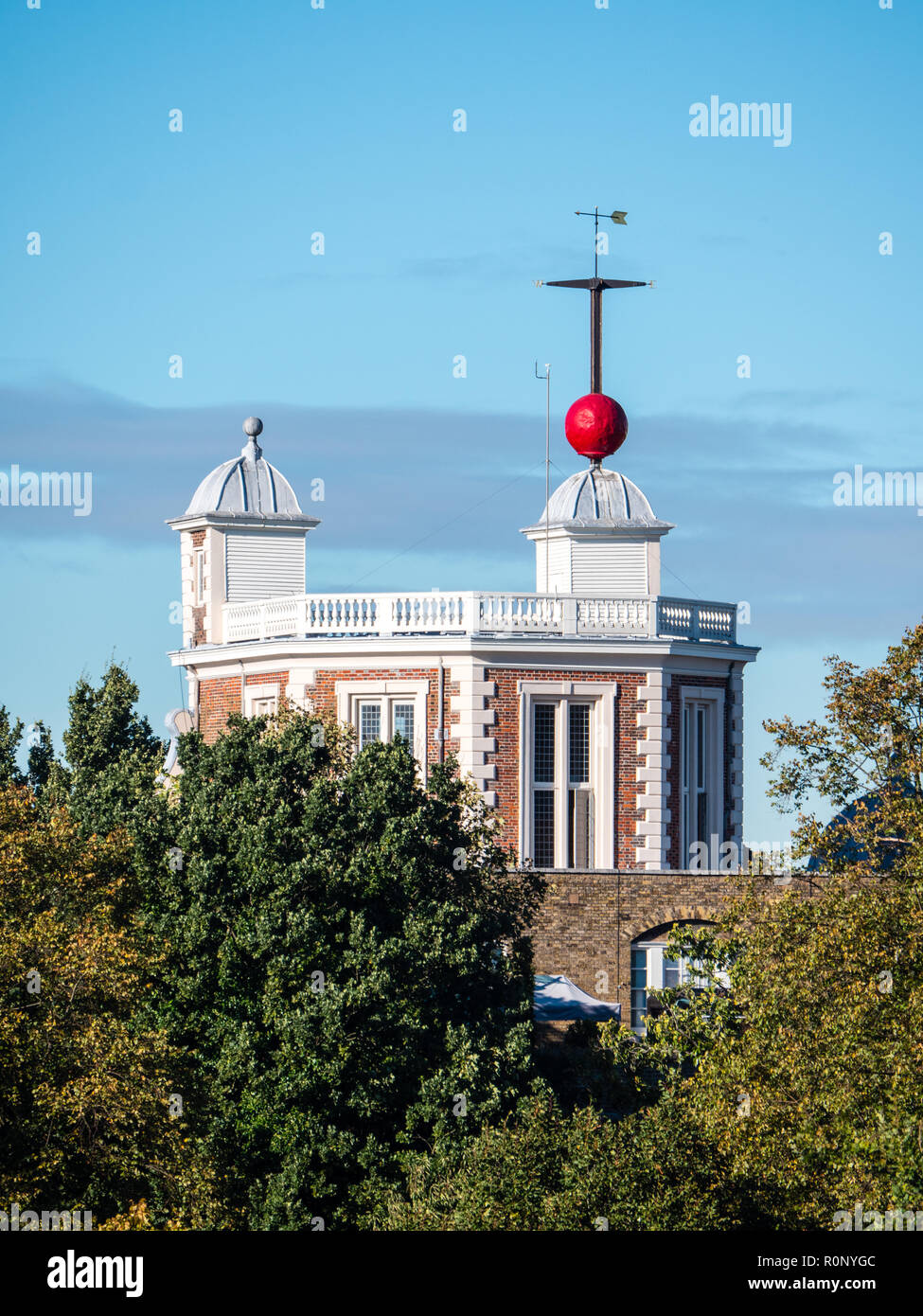 Octogen Room, with Red Time Ball, Royal Observatory, Greenwich, London, England, GB Stock Photo - Alamy