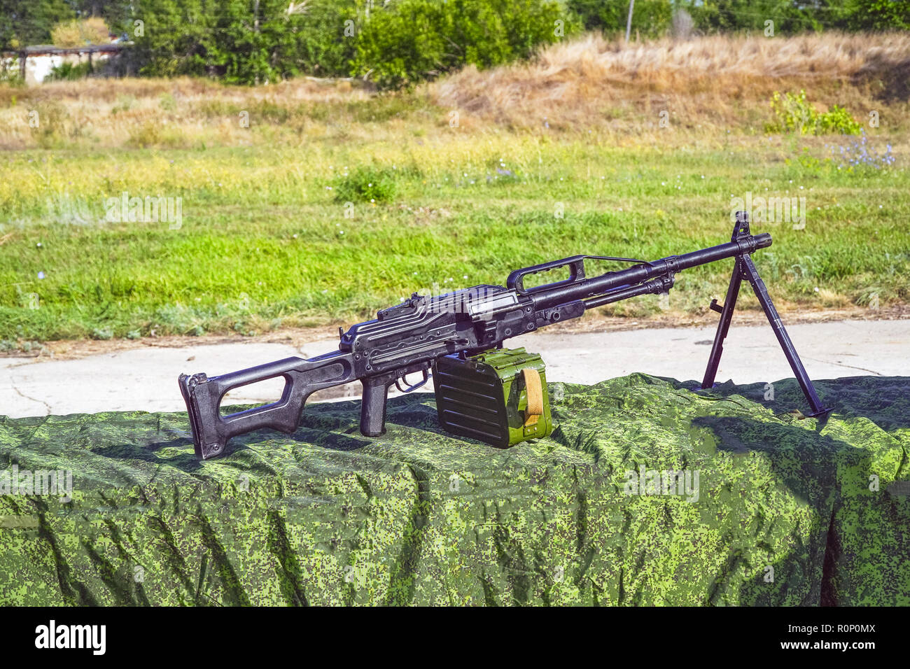 Pecheneg machine gun standing in service with the Russian Army Stock