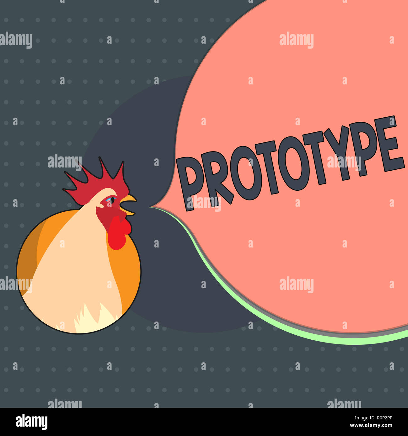 Text sign showing Prototype. Conceptual photo Preliminary project design version of device vehicle product. Stock Photo