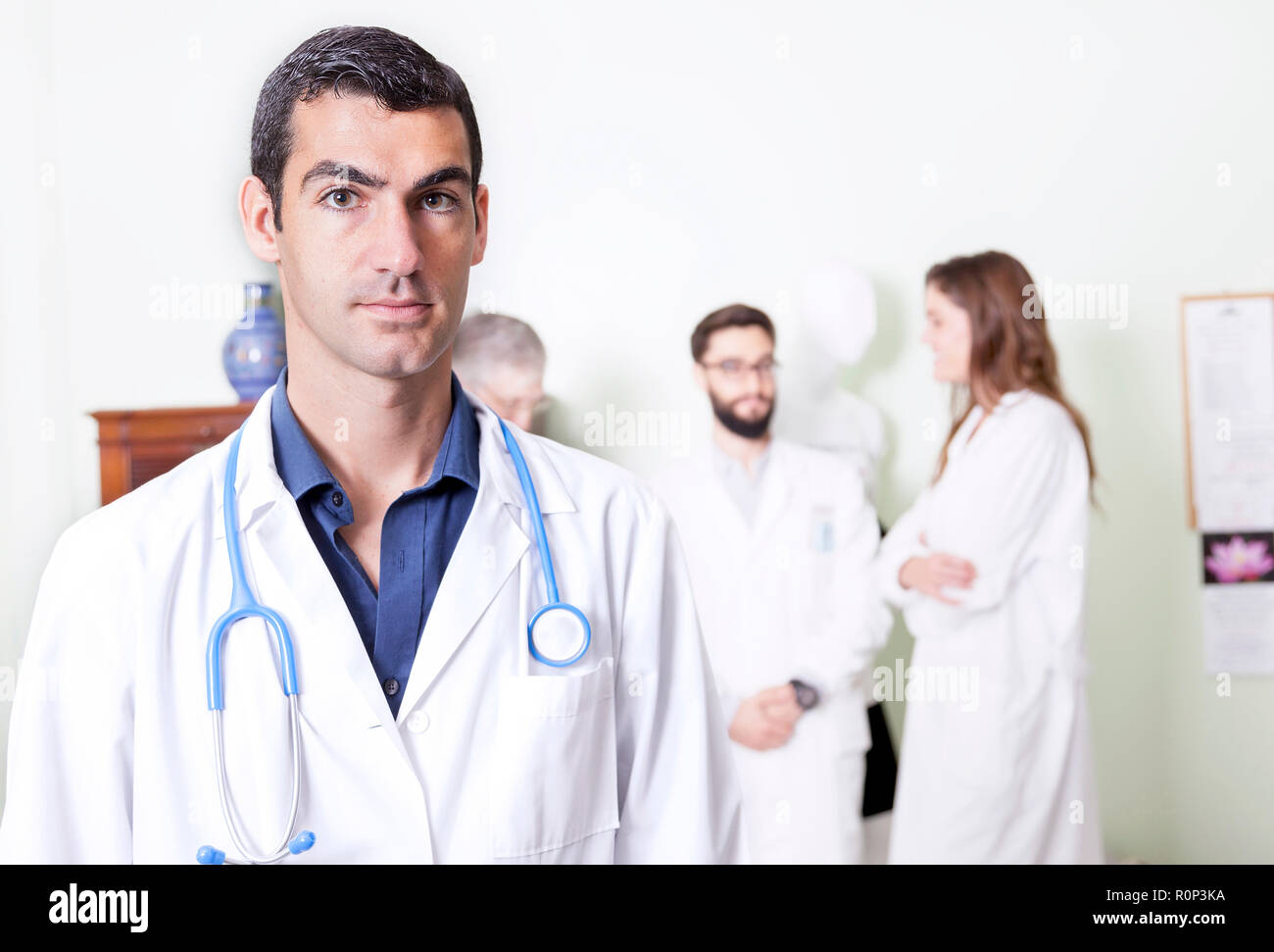 Successful happy group doctors hi-res stock photography and images - Alamy