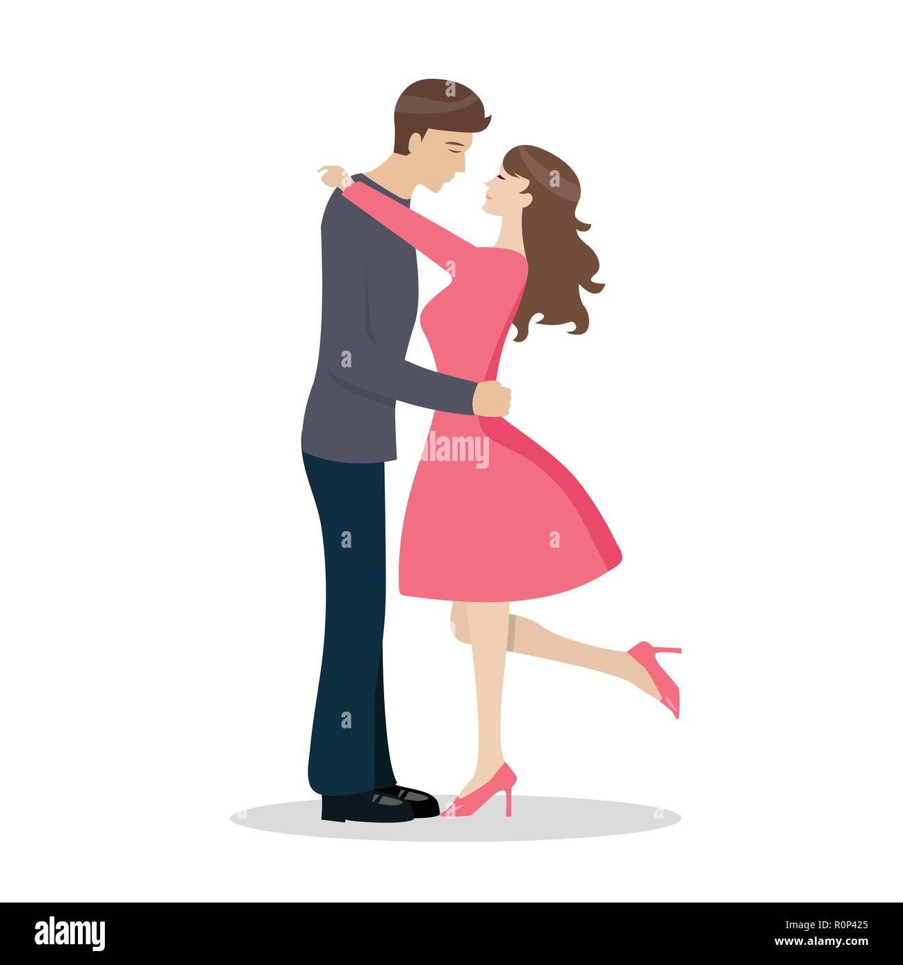 Loving Couple Are Kissing Vector Illustration Stock Vector Image Art Alamy Loving Couple Are Kissing Vector Illustration Stock Vector Image Art Alamy