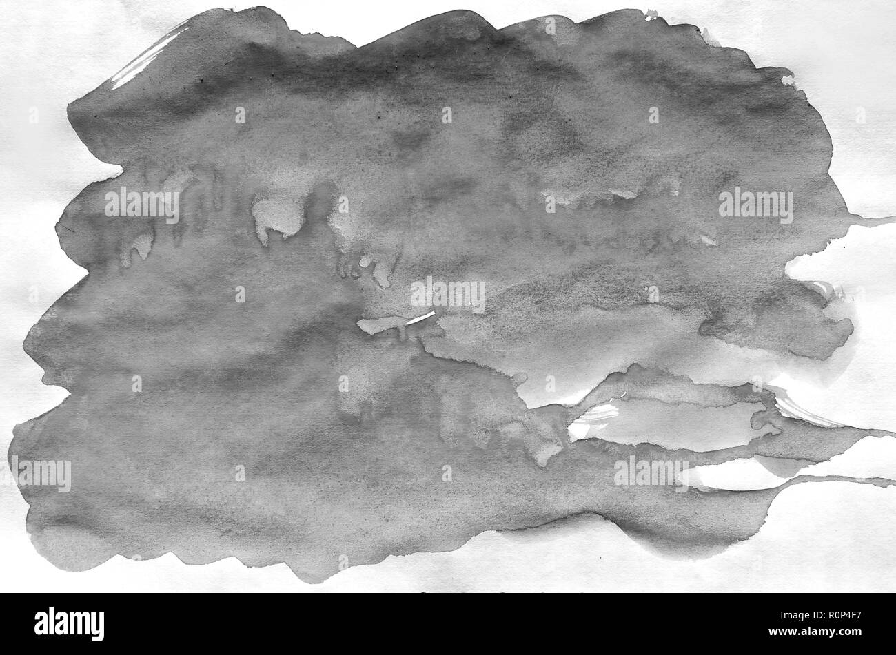 Dark Grey Watercolor Background For Wallpaper Aquarelle Color