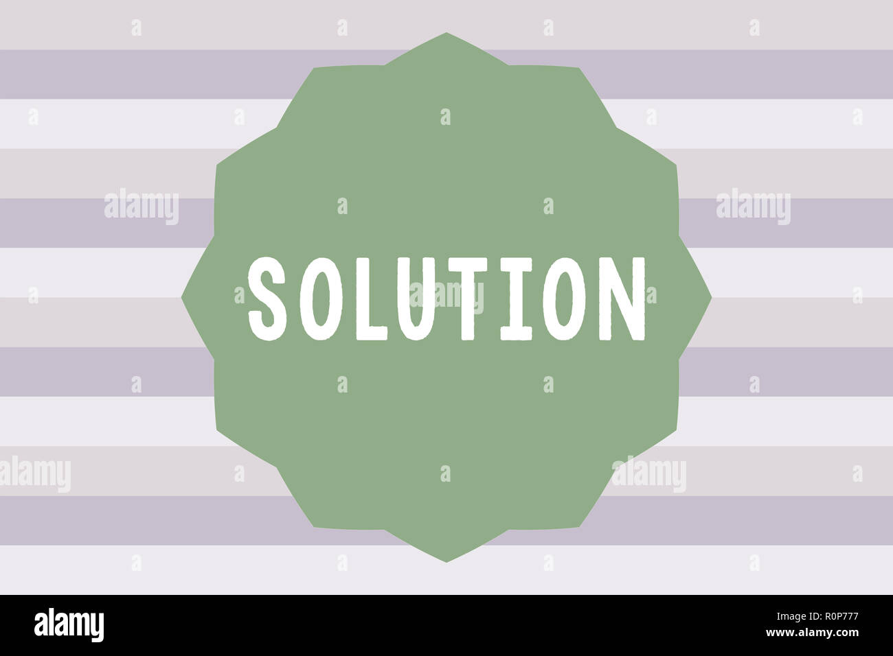 Text sign showing Solution. Conceptual photo means of solving problem ...