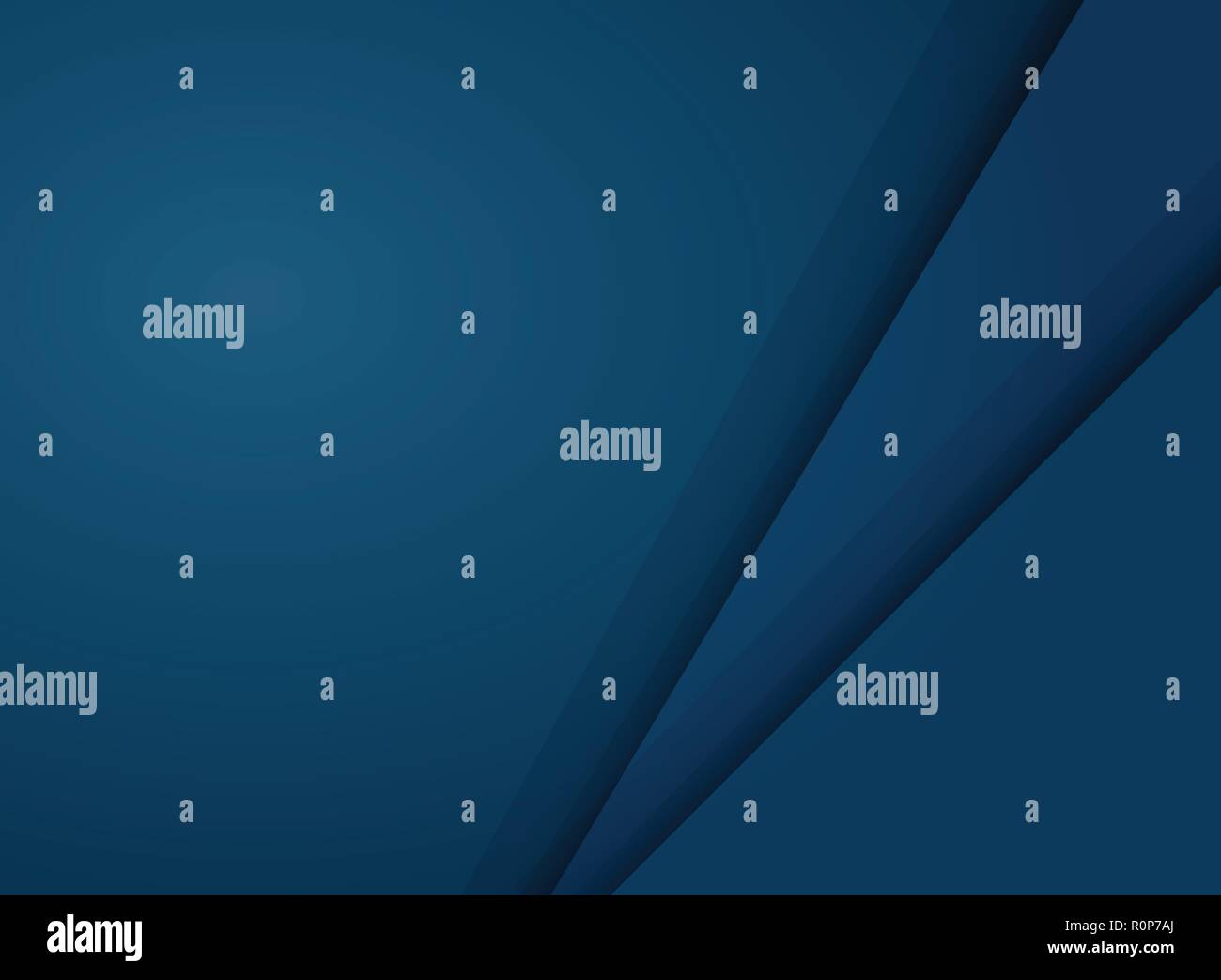 Abstract gradient blue papercut background with copy space, vector eps10 Stock Vector