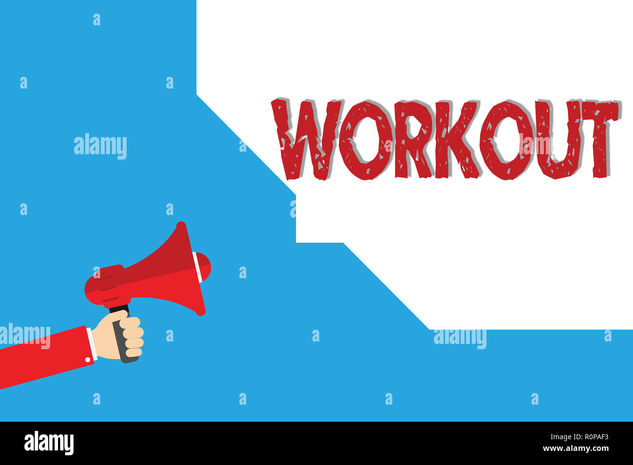 Word writing text Workout. Business concept for Session of physical ...