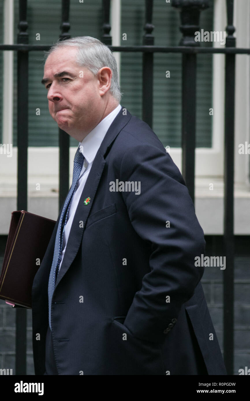 London UK. 6th November 2018. Geoffrey Cox QC MP Attorney General Credit: amer ghazzal/Alamy Live News Stock Photo