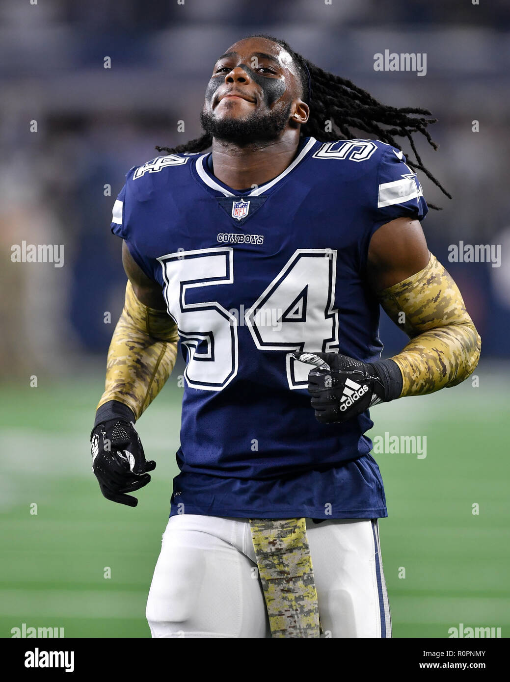 November 05, 2018:.Dallas Cowboys linebacker Jaylon Smith (54