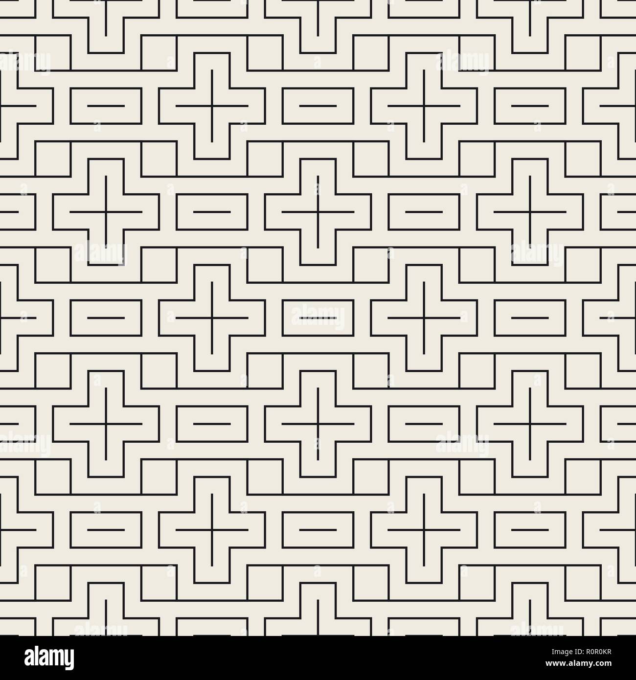 Vector seamless pattern. Modern stylish abstract texture. Repeating ...