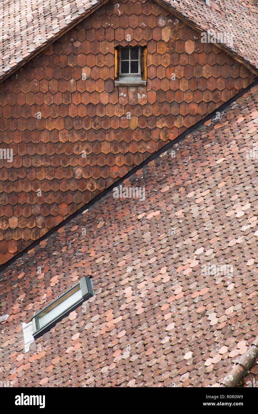 Roof of a traditional house in Bern, Switzerland Stock Photo Alamy