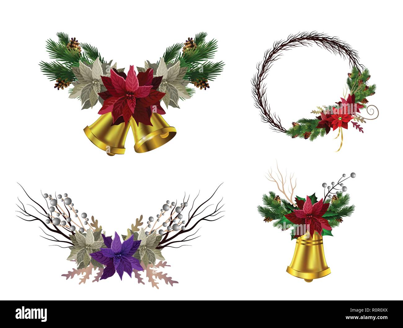 Christmas elements for your designs Stock Vector Image & Art - Alamy