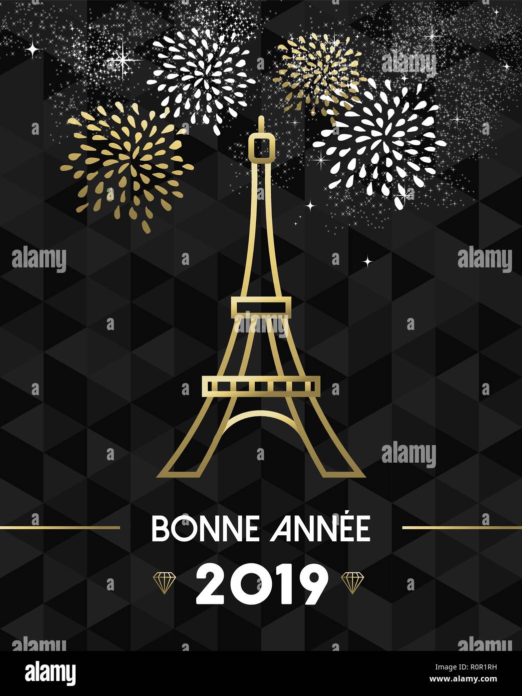 Bonne année carte hi-res stock photography and images - Alamy