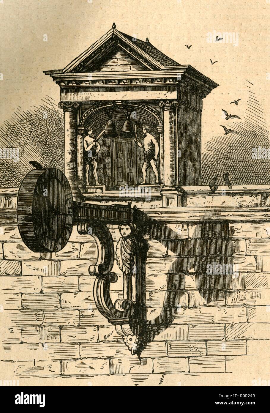 'St. Dunstan's Clock', 1897. Creator: Unknown Stock Photo - Alamy