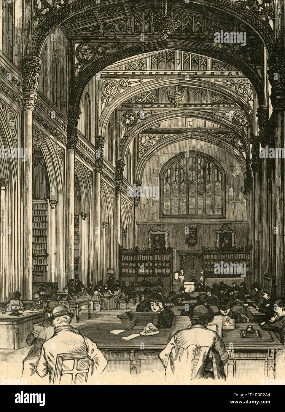 'The Library, Guildhall', 1897. Creator: Unknown. Stock Photo