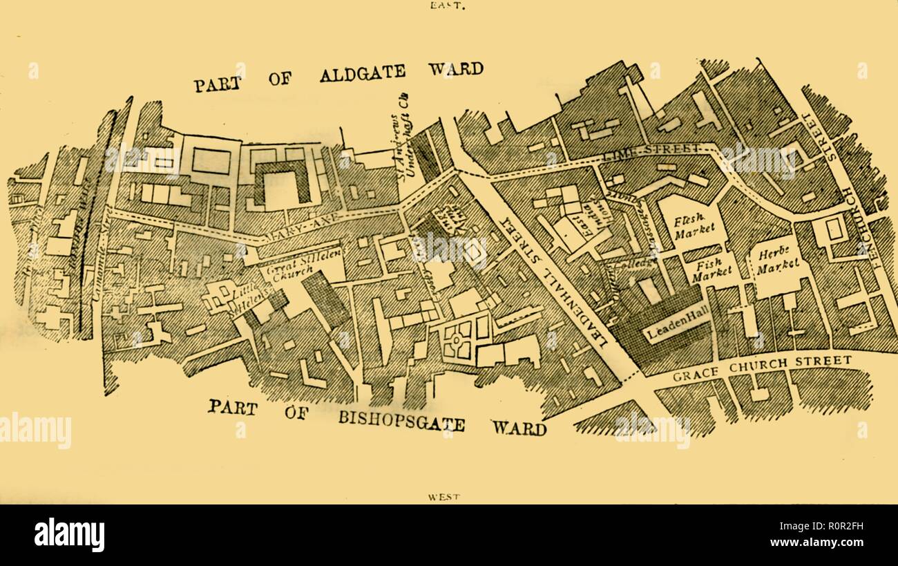 'Lime Street Ward', (c1872). Creator: Unknown. Stock Photo