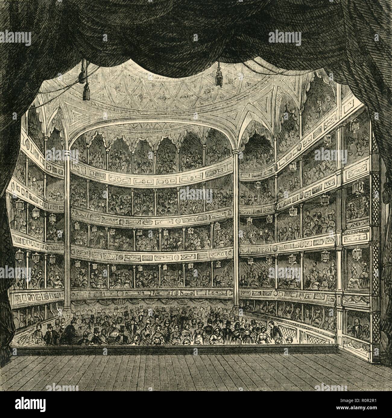 Inside theatre royal drury hi-res stock photography and images - Alamy